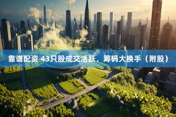 靠谱配资 43只股成交活跃，筹码大换手（附股）